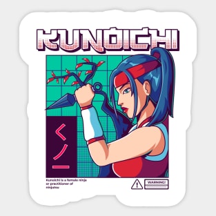 Kunoichi girl Sticker